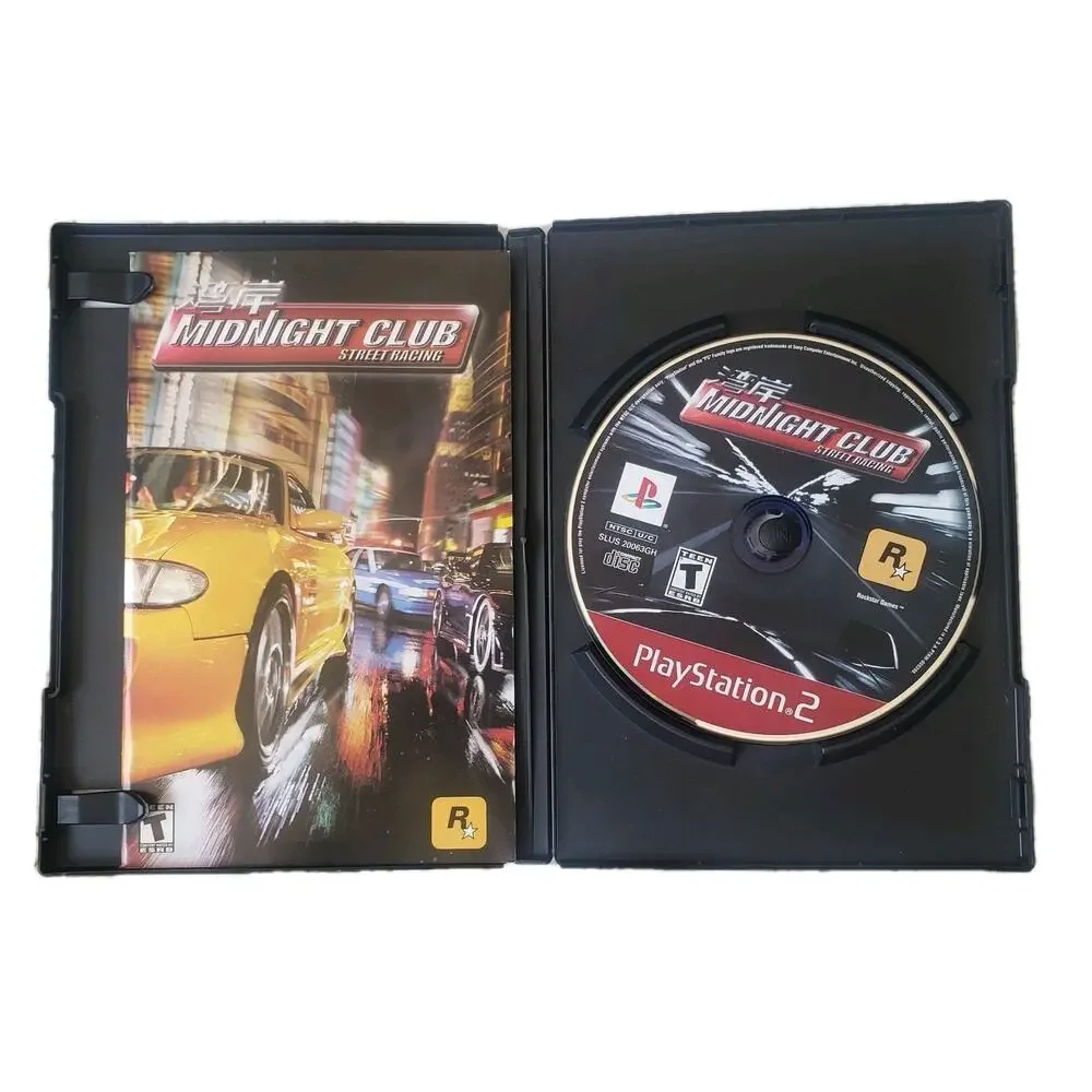 Midnight‎ Club Street Racing PS2 w/ Manual. Very Good